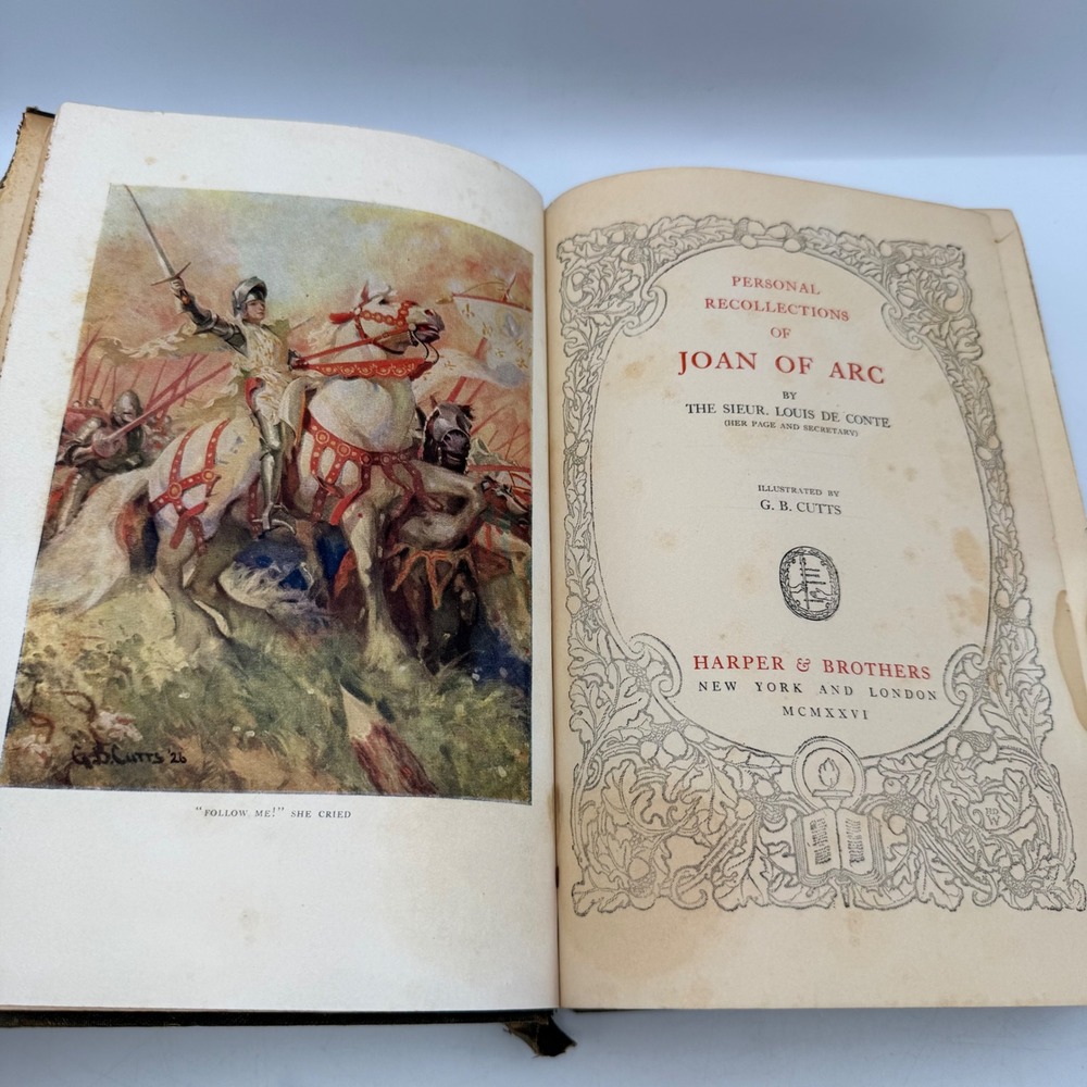 Personal Recollections of Joan of Arc Mark Twain 1926 Harper & Brothers Book - Picture 7 of 16